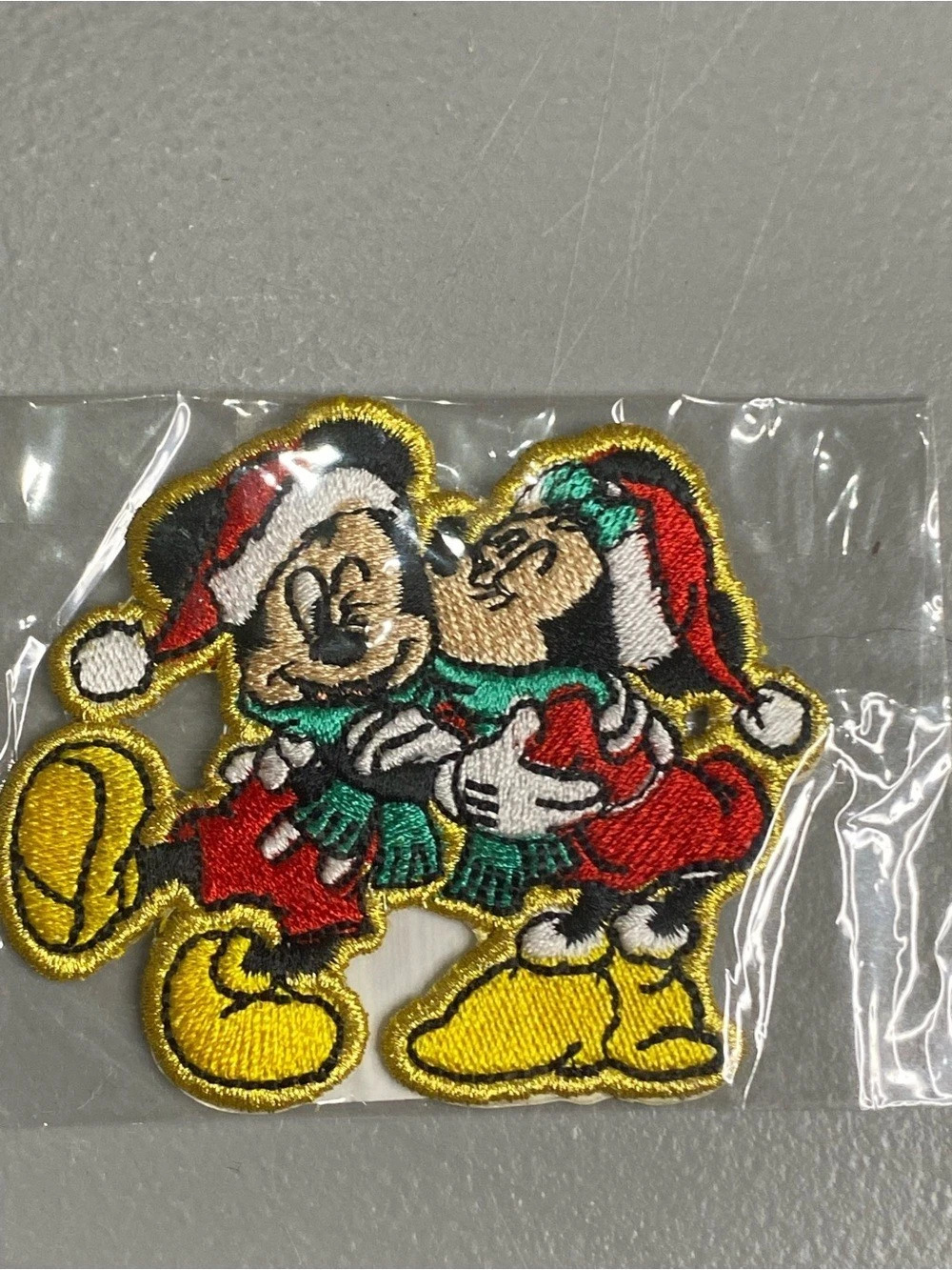 Stoney Clover Lane Disney Mickey & Minnie Christmas Embroidered Patch